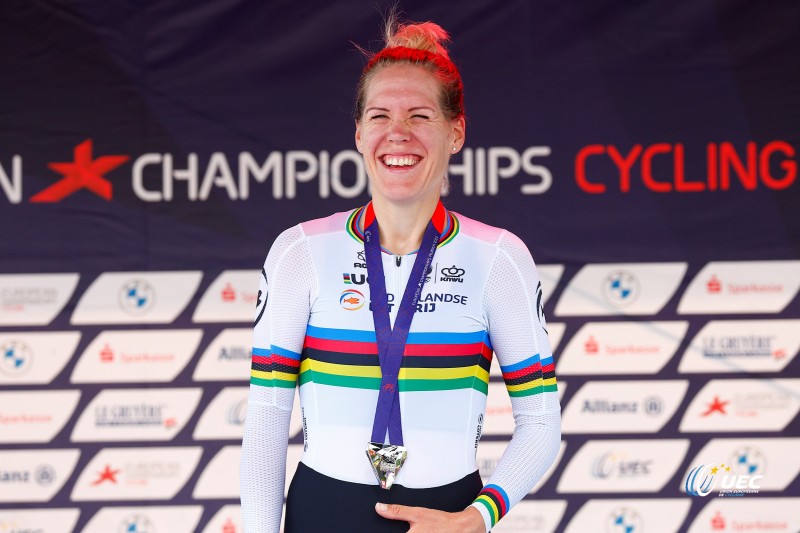 European Championships Munich 2022 - 2022 UEC Road Elite European Championships - Women's ITT - 17/08/2022 - Ellen Van Dijk (NED) - photo Luca Bettini/UEC/SprintCyclingAgency?2022